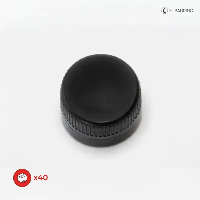 TAPA PLASTICA NEGRA PARA PETACA