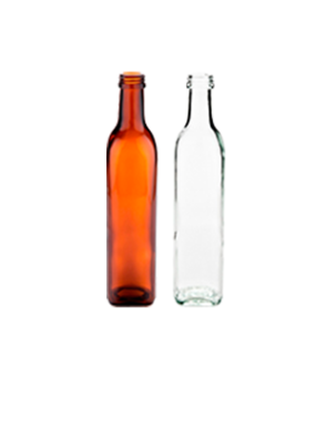 botella de vidrio para aceite